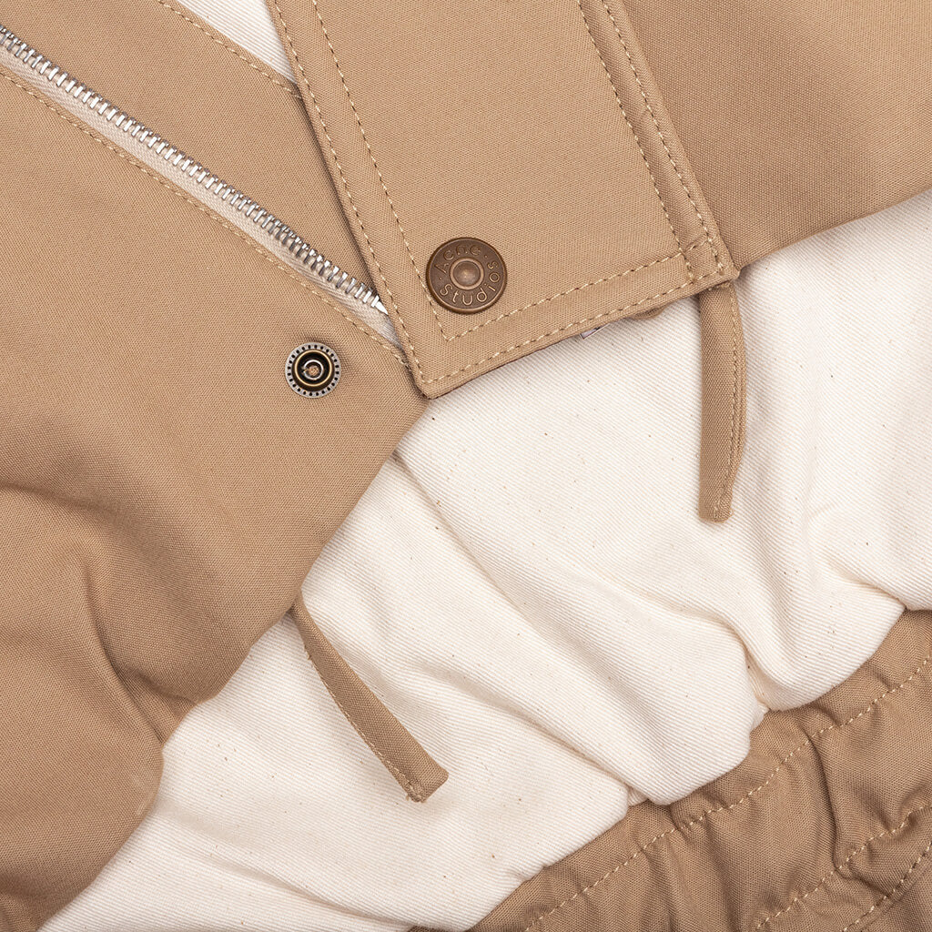 Twill Jacket - Khaki Beige