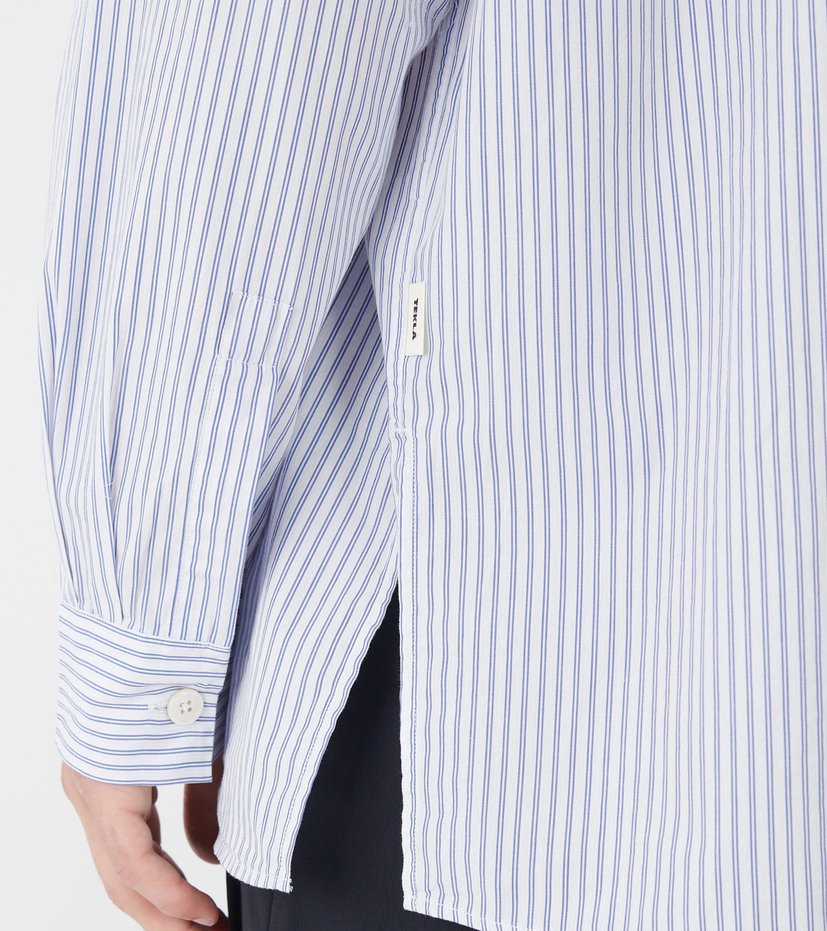 Pyjamas Relaxed Long Shirt Orchid Stripes