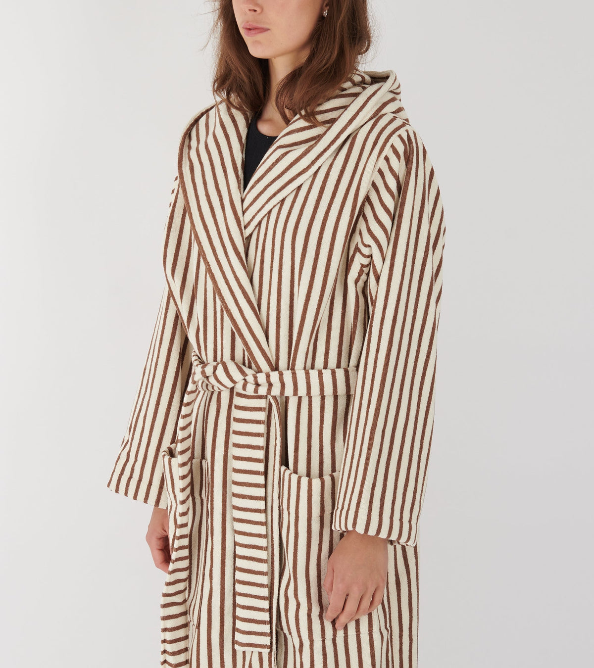 Hooded Bathrobe Kodiak Stripes