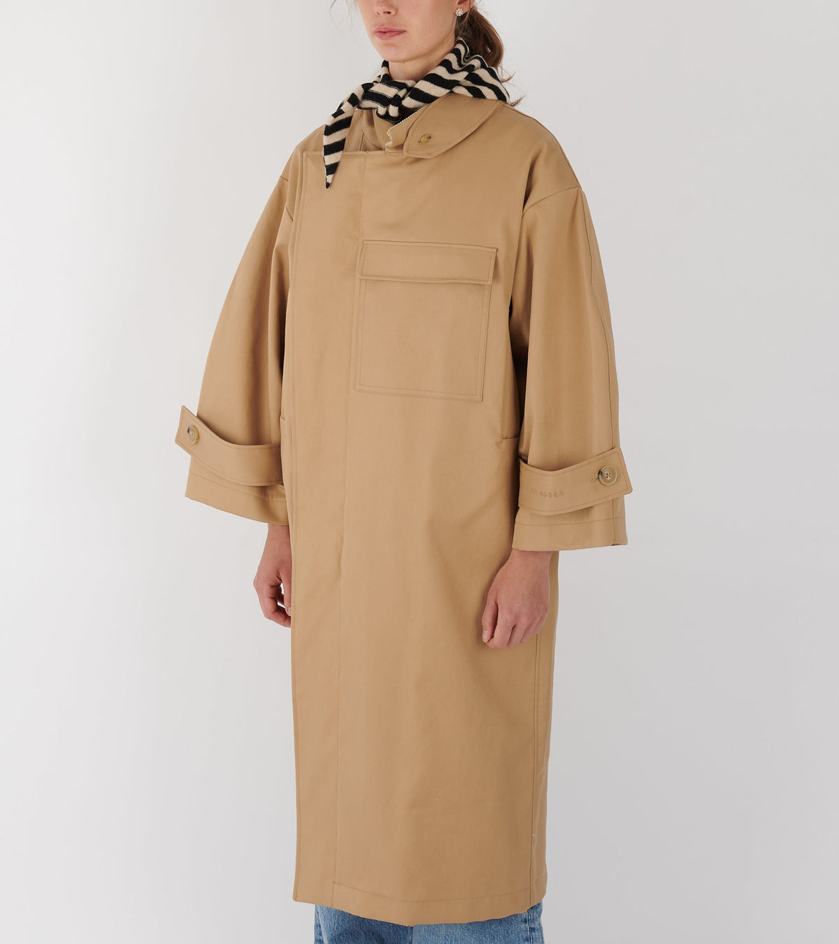 Water Resistant Coat Beige