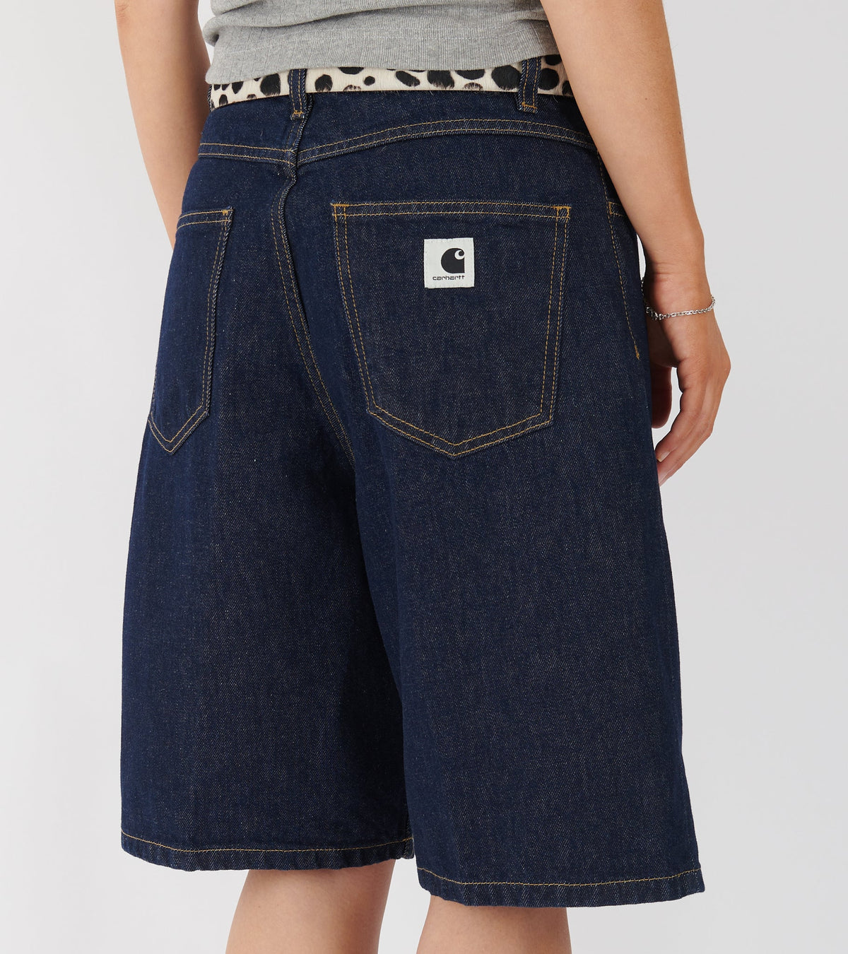 W Brandon Shorts Blue Rinsed