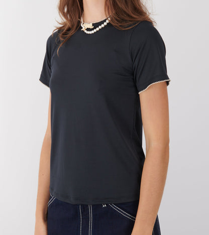 Caro Jersey T-shirt Black