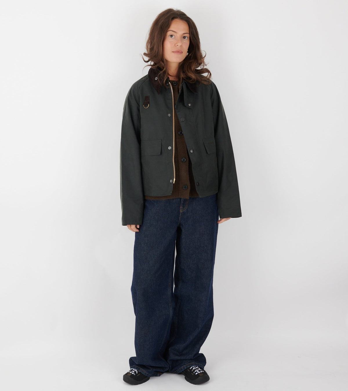 Barbour Spey Wax Jacket Sage