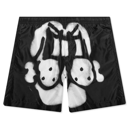 Long Swimwear - Black/White