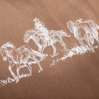 Goodbye, Goodbye Tee - Mustang Brown