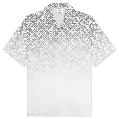 Gradient S/S Cuban Collar Shirt - Grey
