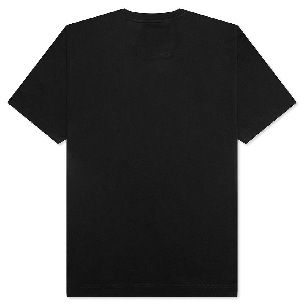 Gros Grain in Cotton T-Shirt - Black