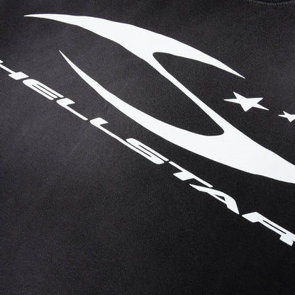 H Cursive Logo T-Shirt - Black