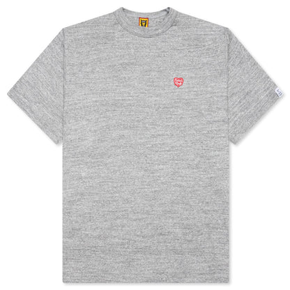 Heart Badge T-Shirt - Grey