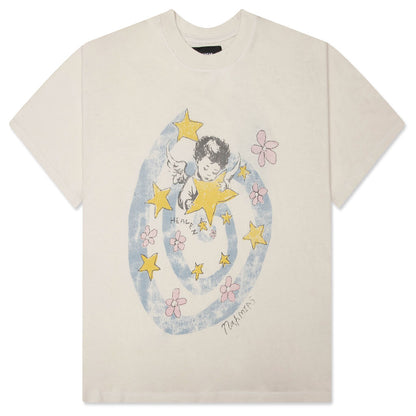 Heaven Boxy Tee - Egg White