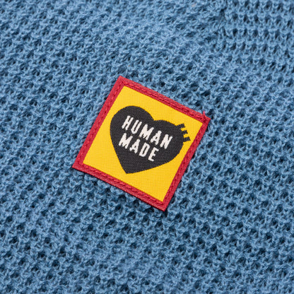 Waffle Beanie - Blue