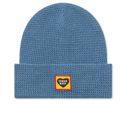 Waffle Beanie - Blue