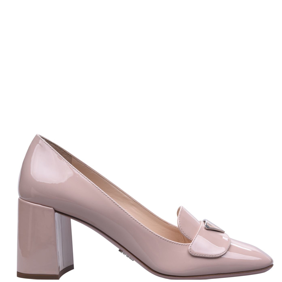Womens Prada Pink Logo Heels