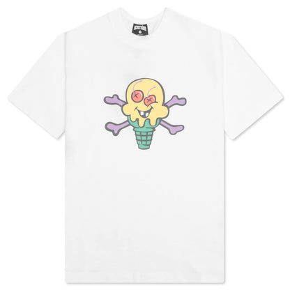 Kids Lemon Sorbet S/S Tee - White