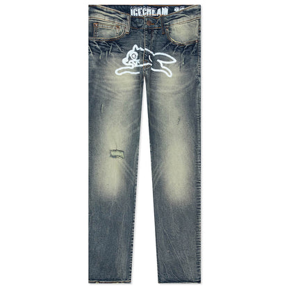 Running Dog Jean - Medium Wash Blue Jean