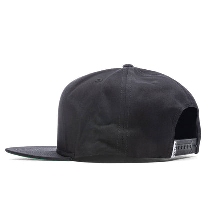 Spin Cycle Snapback Hat - Black