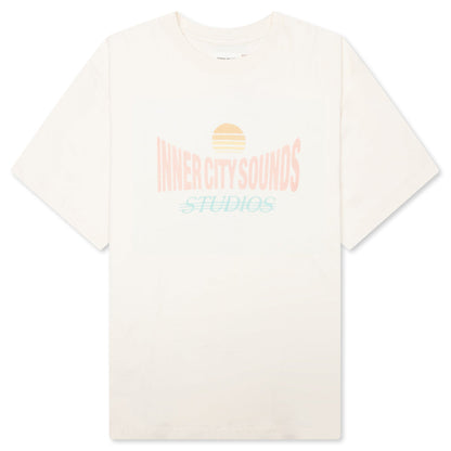 Inner City Sounds Tee - Cream