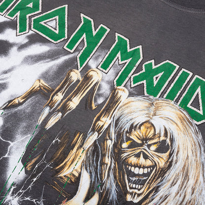 Represent x Iron Maiden Number Of The Beast Long Sleeve T-Shirt - Sunfade Grey