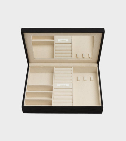 Jewelry Case Moiré Black
