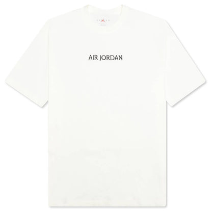 "Air Jordan" S/S T-Shirt - Sail/Black