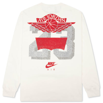 Jordan x Levi's L/S Tee - Pale Ivory/Black/University Red