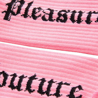 Pleasures x Juicy Couture Old English Socks - Pink