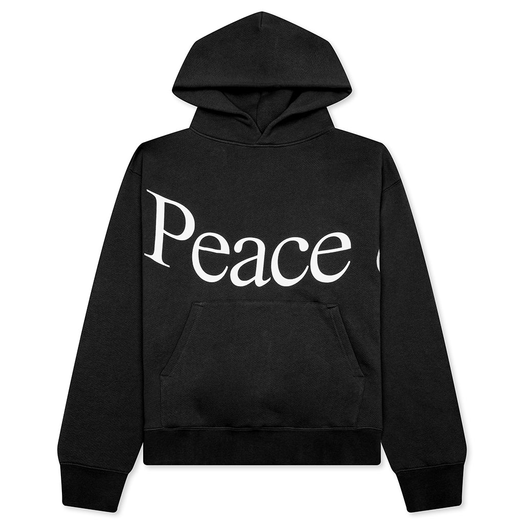 Jumbo Wordmark Hoodie - Black