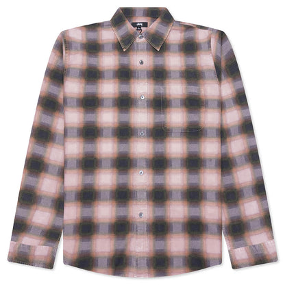 June Plaid Shirt - Rose