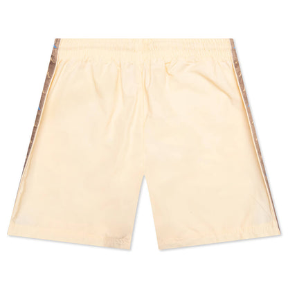 222 Banda Coneyn Swim Shorts - Beige Ecru/Brown