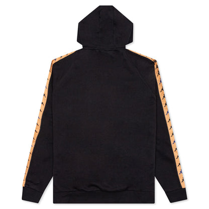 222 Banda Hurtado 3 Hoodie - Black Smoke/Orange Salmon