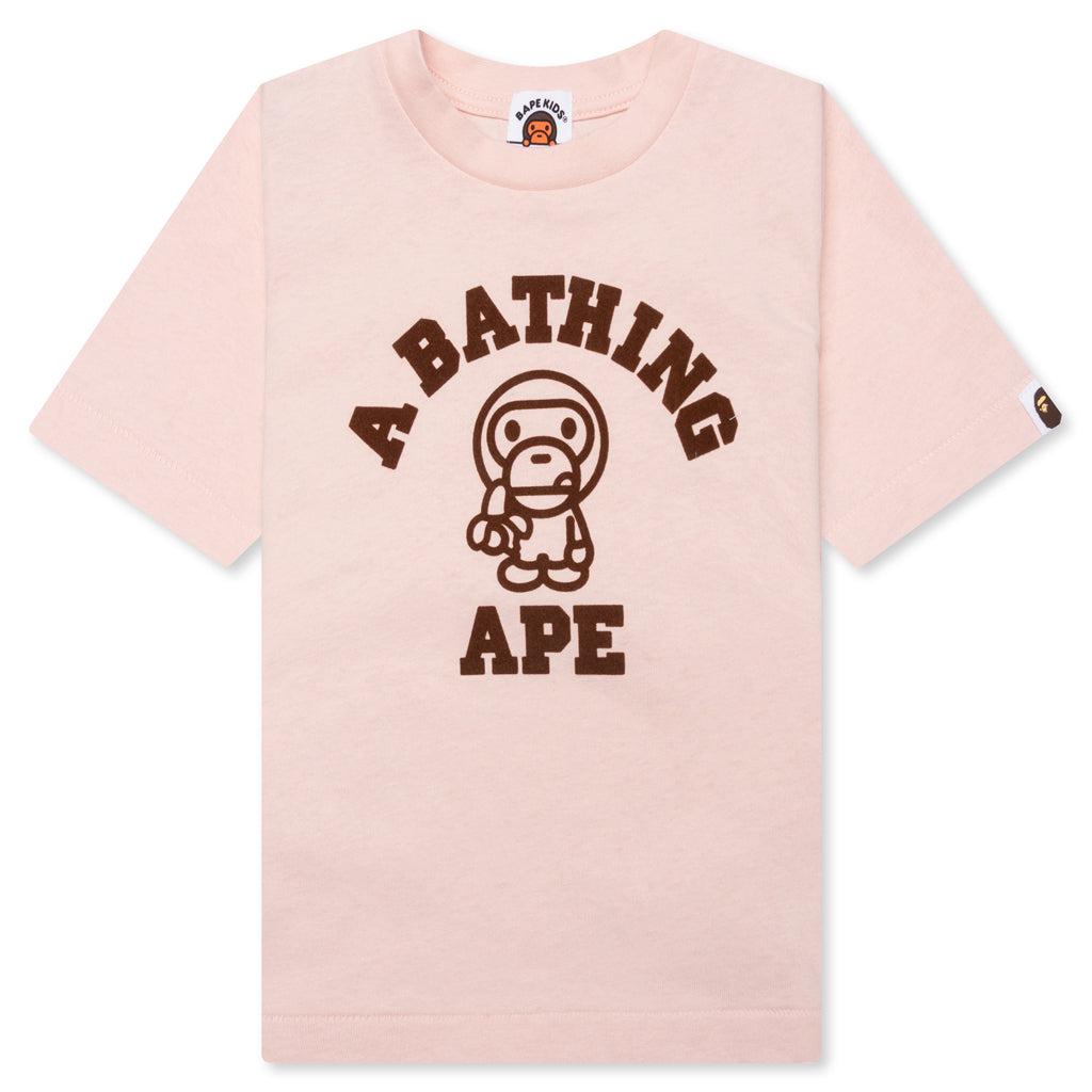 Kid's Baby Milo College Tee - Pink