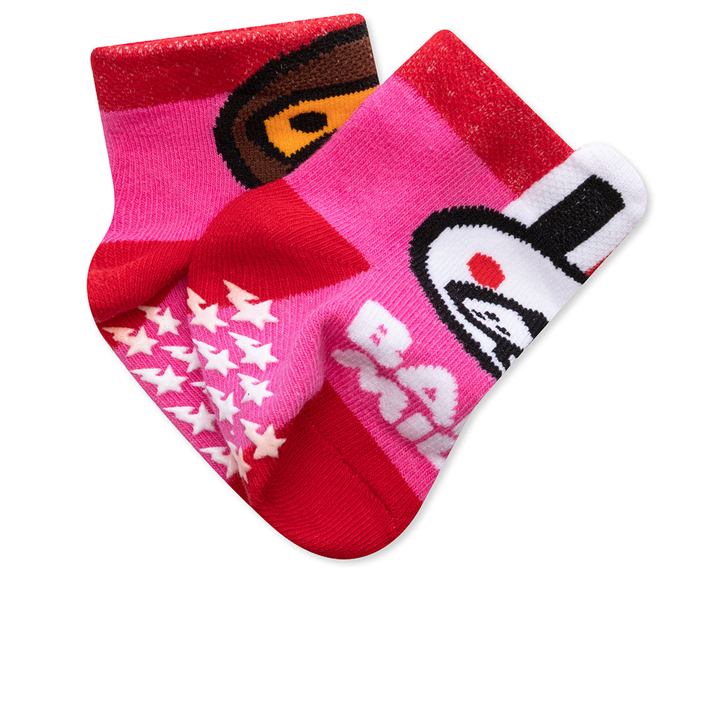 Kid's Baby Milo Friends Baby Socks - Pink