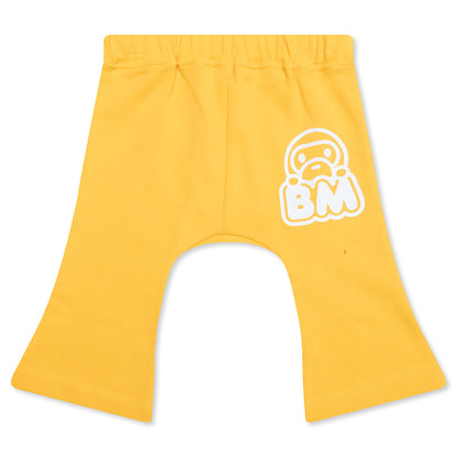 Kid's Milo Face Baby Pants - Yellow
