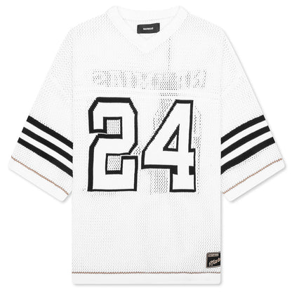 Knit 24 Football Shirt - White