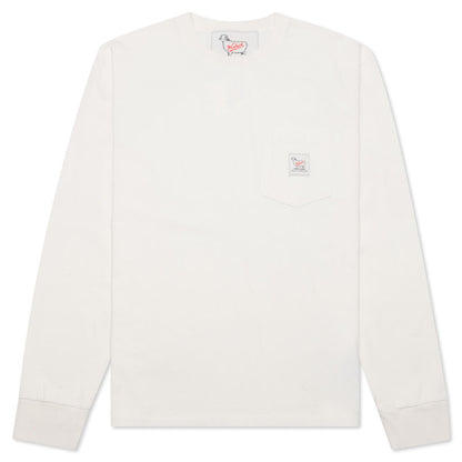 One Of These Days x Woolrich L/S Pocket Tee - Bone