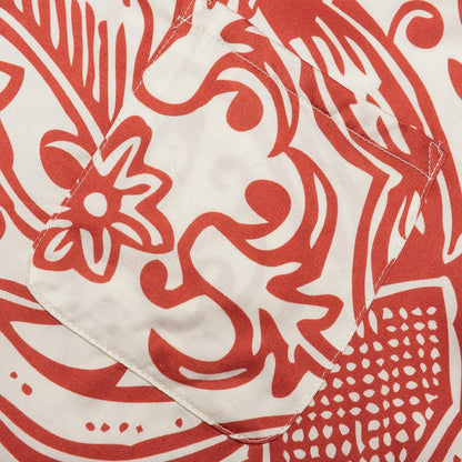 L/S Printed Woven - Brick