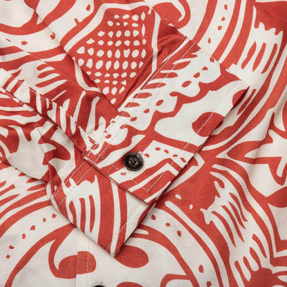 L/S Printed Woven - Brick