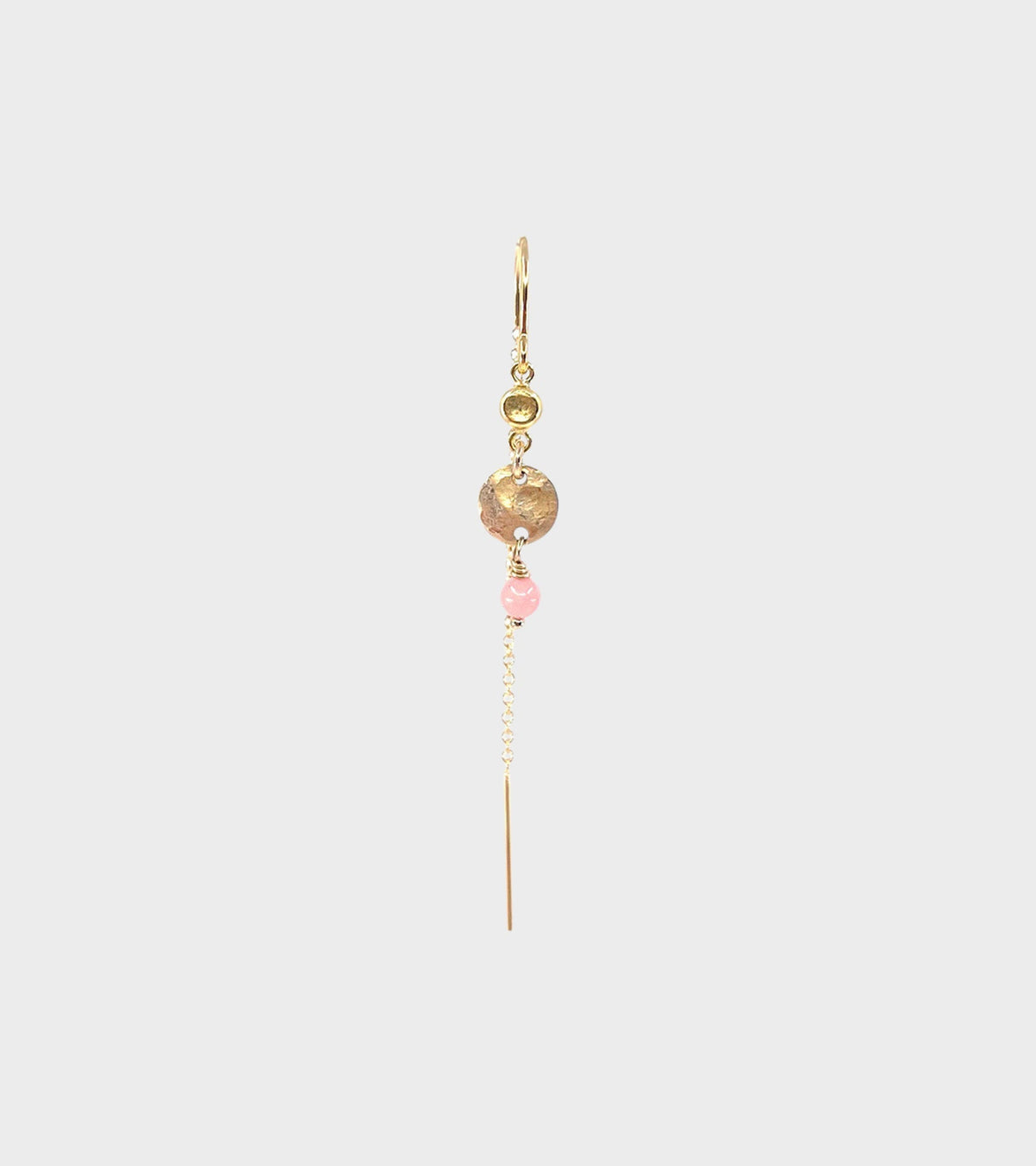 Nida Earring Rhodochrosite