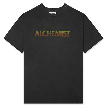 Large Gradient Logo T-Shirt - Jet Black