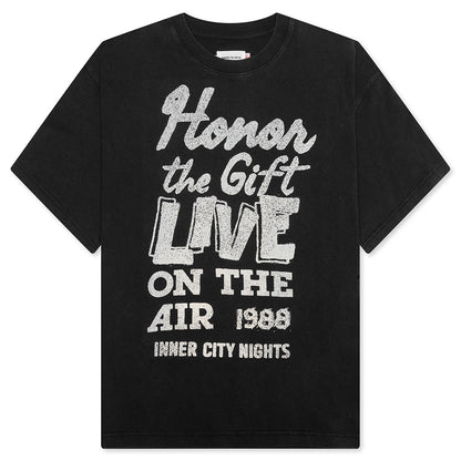 Live On The Air T-Shirt - Black