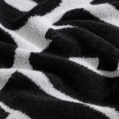 Logo Bath Towel - Black