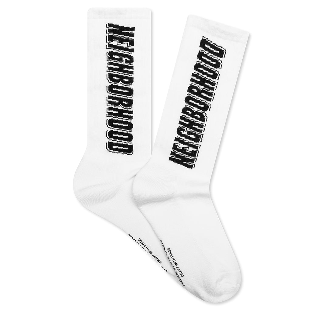 Logo Socks - White