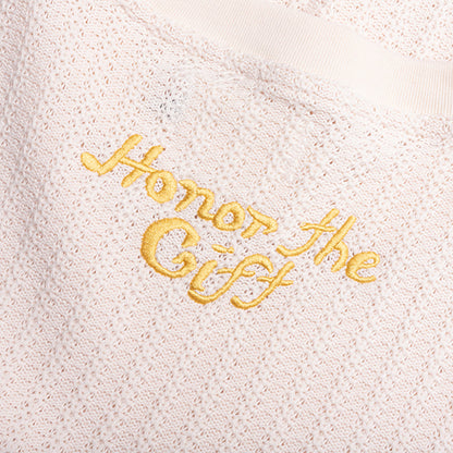 Knit Box Tee - Bone