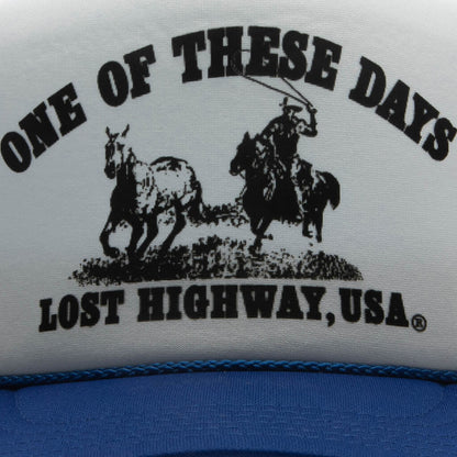 Lost Highway Trucker - Royal Blue/White