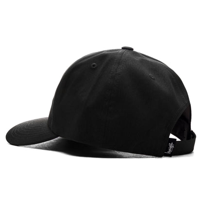Mid International Sport Strapback Cap - Black