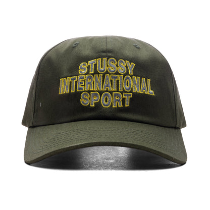Mid International Sport Strapback Cap - Dark Olive