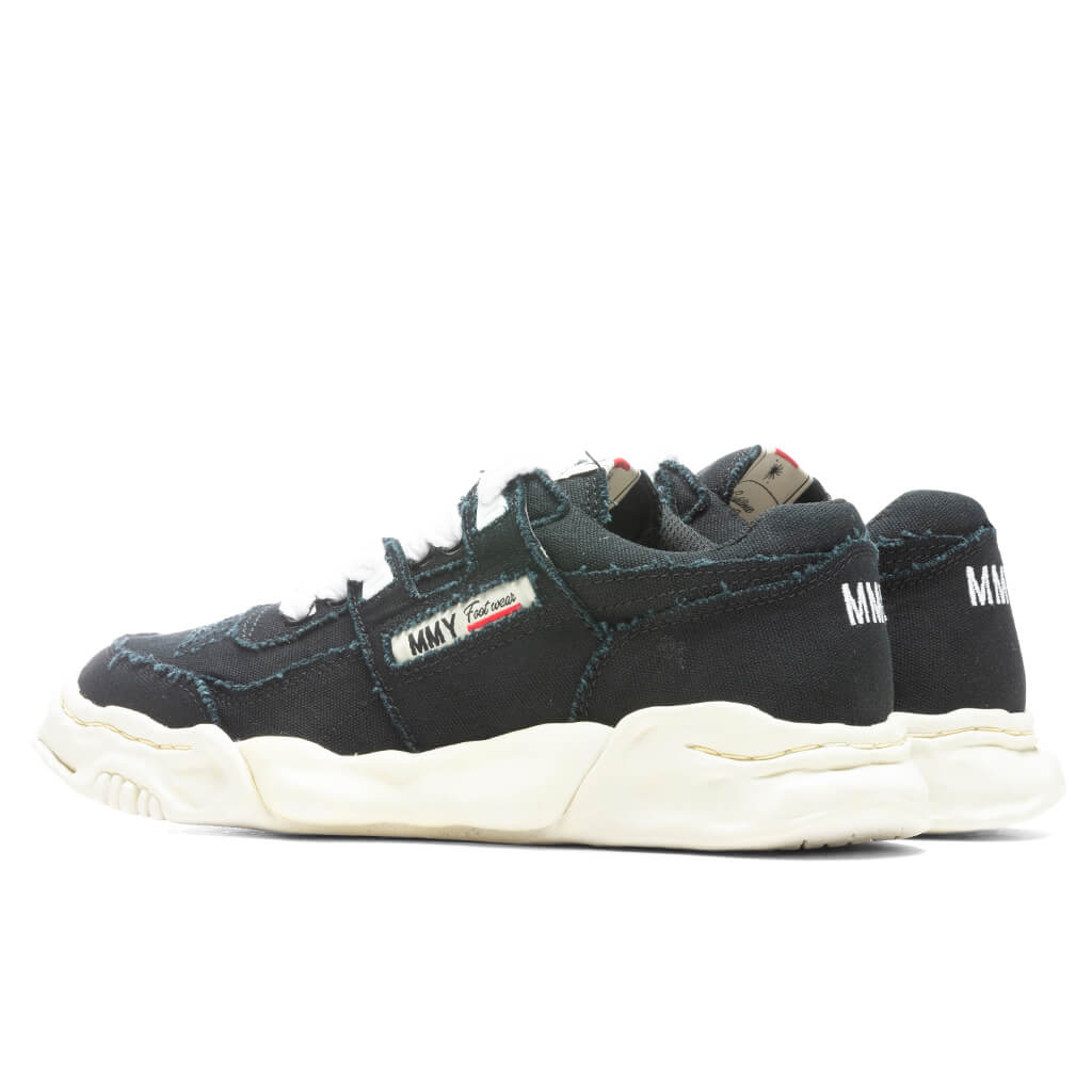 Parker Low OG Sole Canvas Sneaker "Perforated" - Black