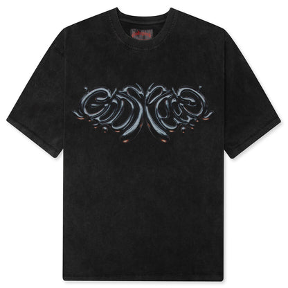 Mercury Logo T-Shirt - Black Wash