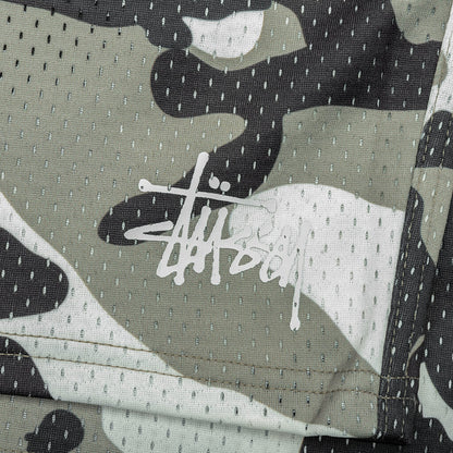 Mesh Basic Shorts - Snow Camo