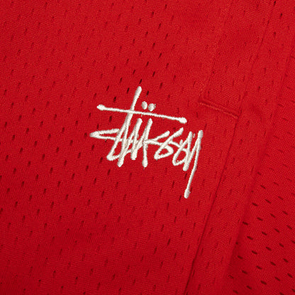 Mesh Track Pant - Red